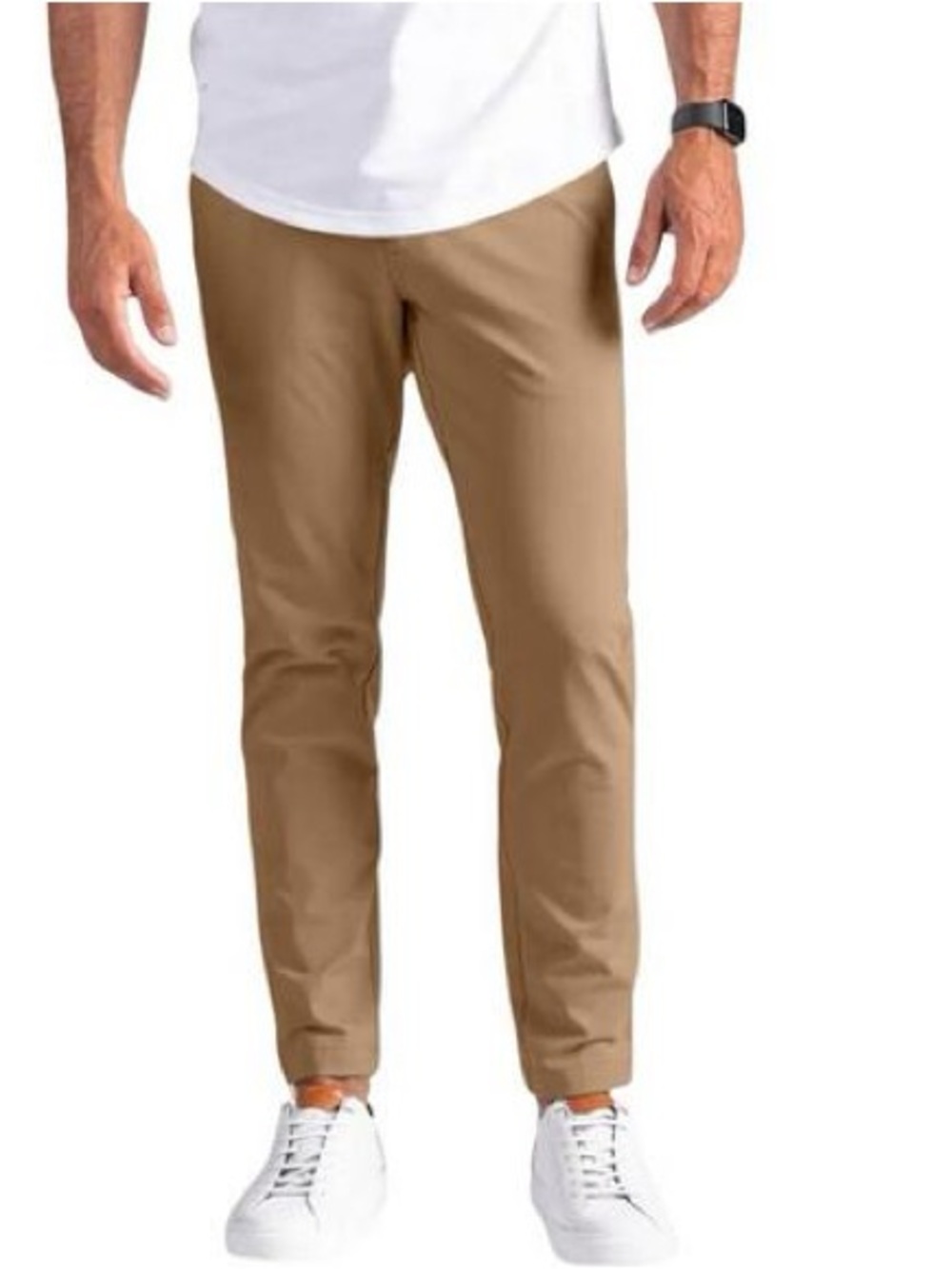 BYLT Everyday 2.0 Golf Pants size 28 tag says 32 measures 14” flat lay NWT Tan